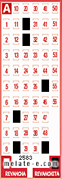 Volante ganador del sorteo 2583 de Revanchita