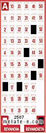 Volante ganador del sorteo 2587 de Revanchita