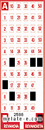 Volante ganador del sorteo 2588 de Revanchita