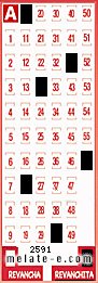 Volante ganador del sorteo 2591 de Revanchita
