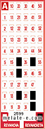 Volante ganador del sorteo 2599 de Revanchita