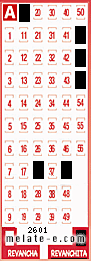 Volante ganador del sorteo 2601 de Revanchita