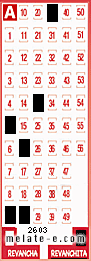 Volante ganador del sorteo 2603 de Revanchita
