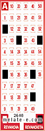 Volante ganador del sorteo 2608 de Revanchita