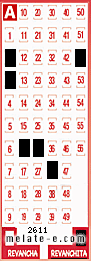 Volante ganador del sorteo 2611 de Revanchita