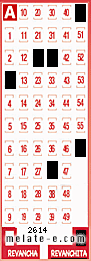 Volante ganador del sorteo 2614 de Revanchita
