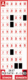 Volante ganador del sorteo 2617 de Revanchita