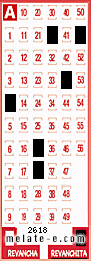 Volante ganador del sorteo 2618 de Revanchita