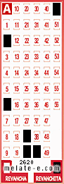 Volante ganador del sorteo 2620 de Revanchita