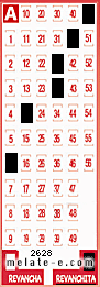 Volante ganador del sorteo 2628 de Revanchita