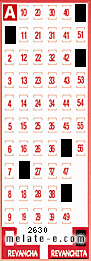 Volante ganador del sorteo 2630 de Revanchita