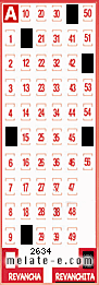 Volante ganador del sorteo 2634 de Revanchita