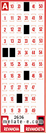 Volante ganador del sorteo 2636 de Revanchita