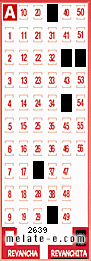 Volante ganador del sorteo 2639 de Revanchita