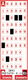 Volante ganador del sorteo 2641 de Revanchita