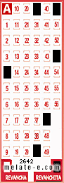 Volante ganador del sorteo 2642 de Revanchita