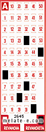 Volante ganador del sorteo 2645 de Revanchita