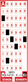 Volante ganador del sorteo de Revanchita con fecha del miércoles   1 de mayo de 2013