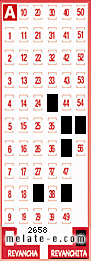 Volante ganador del sorteo de Revanchita con fecha del domingo  26 de mayo de 2013