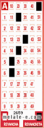 Volante ganador del sorteo de Revanchita con fecha del miércoles  29 de mayo de 2013