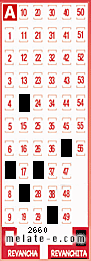 Volante ganador del sorteo de Revanchita con fecha del domingo   2 de junio de 2013