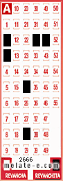 Volante ganador del sorteo de Revanchita con fecha del domingo  23 de junio de 2013