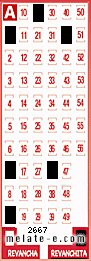 Volante ganador del sorteo de Revanchita con fecha del miércoles  26 de junio de 2013