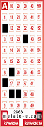 Volante ganador del sorteo de Revanchita con fecha del domingo  30 de junio de 2013
