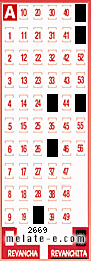 Volante ganador del sorteo de Revanchita con fecha del miércoles   3 de julio de 2013