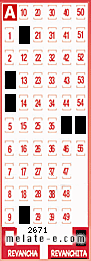 Volante ganador del sorteo de Revanchita con fecha del miércoles  10 de julio de 2013