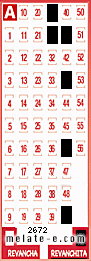 Volante ganador del sorteo de Revanchita con fecha del domingo  14 de julio de 2013