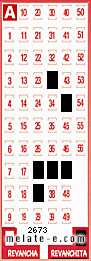 Volante ganador del sorteo de Revanchita con fecha del miércoles  17 de julio de 2013