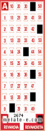 Volante ganador del sorteo de Revanchita con fecha del domingo  21 de julio de 2013