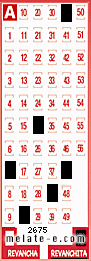 Volante ganador del sorteo de Revanchita con fecha del miércoles  24 de julio de 2013