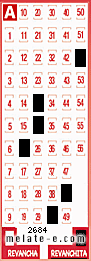 Volante ganador del sorteo de Revanchita con fecha del domingo  25 de agosto de 2013