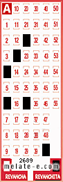 Volante ganador del sorteo de Revanchita con fecha del miércoles  11 de septiembre de 2013