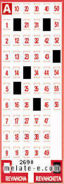 Volante ganador del sorteo de Revanchita con fecha del domingo  15 de septiembre de 2013