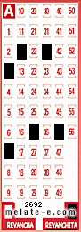 Volante ganador del sorteo de Revanchita con fecha del domingo  22 de septiembre de 2013