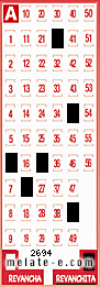 Volante ganador del sorteo de Revanchita con fecha del domingo  29 de septiembre de 2013