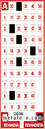 Volante ganador del sorteo de Revanchita con fecha del domingo   6 de octubre de 2013