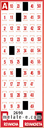 Volante ganador del sorteo de Revanchita con fecha del domingo  13 de octubre de 2013