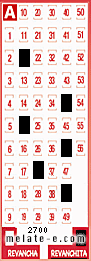 Volante ganador del sorteo de Revanchita con fecha del domingo  20 de octubre de 2013