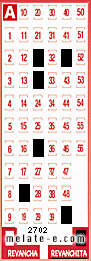 Volante ganador del sorteo de Revanchita con fecha del domingo  27 de octubre de 2013