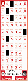 Volante ganador del sorteo de Revanchita con fecha del miércoles  30 de octubre de 2013