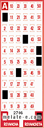 Volante ganador del sorteo de Revanchita con fecha del domingo  10 de noviembre de 2013