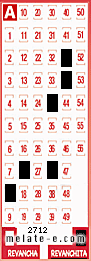 Volante ganador del sorteo de Revanchita con fecha del domingo   1 de diciembre de 2013