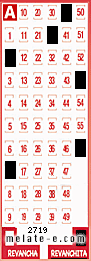 Volante ganador del sorteo de Revanchita con fecha del miércoles  25 de diciembre de 2013
