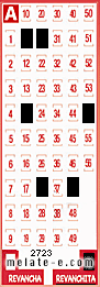 Volante ganador del sorteo de Revanchita con fecha del miércoles   8 de enero de 2014