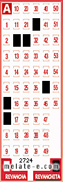 Volante ganador del sorteo de Revanchita con fecha del domingo  12 de enero de 2014