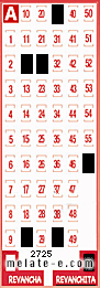 Volante ganador del sorteo de Revanchita con fecha del miércoles  15 de enero de 2014